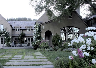 Woodside House Front Entrance New Construction