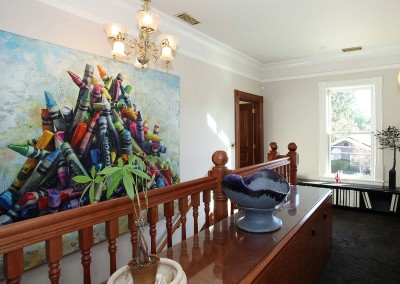 Los Gatos Construction Perrin House Stairway Artwork